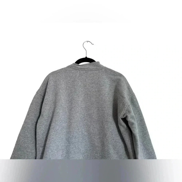 Eileen Fisher Brushed Cotton Terry Flight Jacket- oversized - Picture 8 of 13